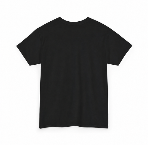 Plain black back of An Appeal to Heaven tee
